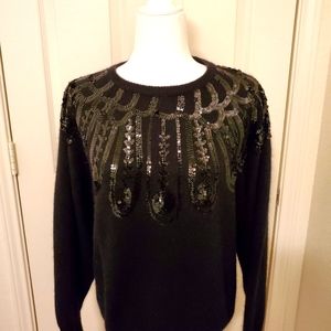 Neiman Marcus Black Sweater